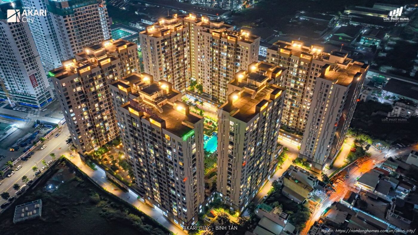 Mua bán cho thuê dự án căn hộ chung cư Akari City Quận Bình Tân Đường Võ Văn Kiệt chủ đầu tư Nam Long