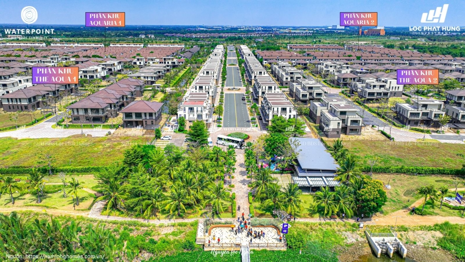 Tiến độ Xây Dựng Waterpoint Bến Lức Nam Long