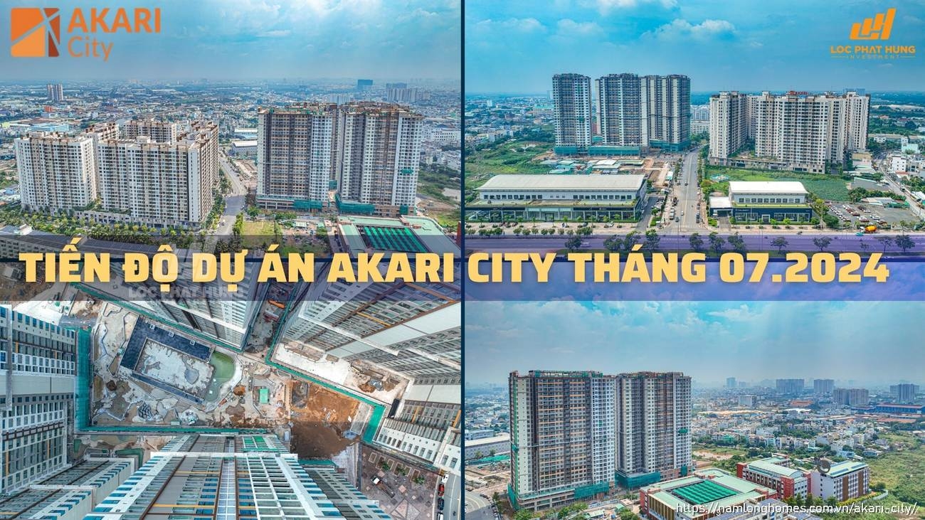 Tiến độ Dự án Căn Hộ Chung Cư Akari City Bình Tân