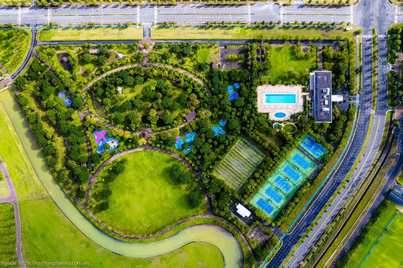 Tiện ích Country Club 3,2ha dự án Waterpoint Bến Lức