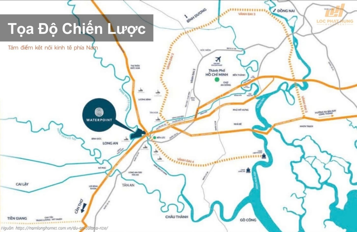 Ban Do Vi Tri Du An Solaria Rise Waterpoint Ben Luc Tay Ninh