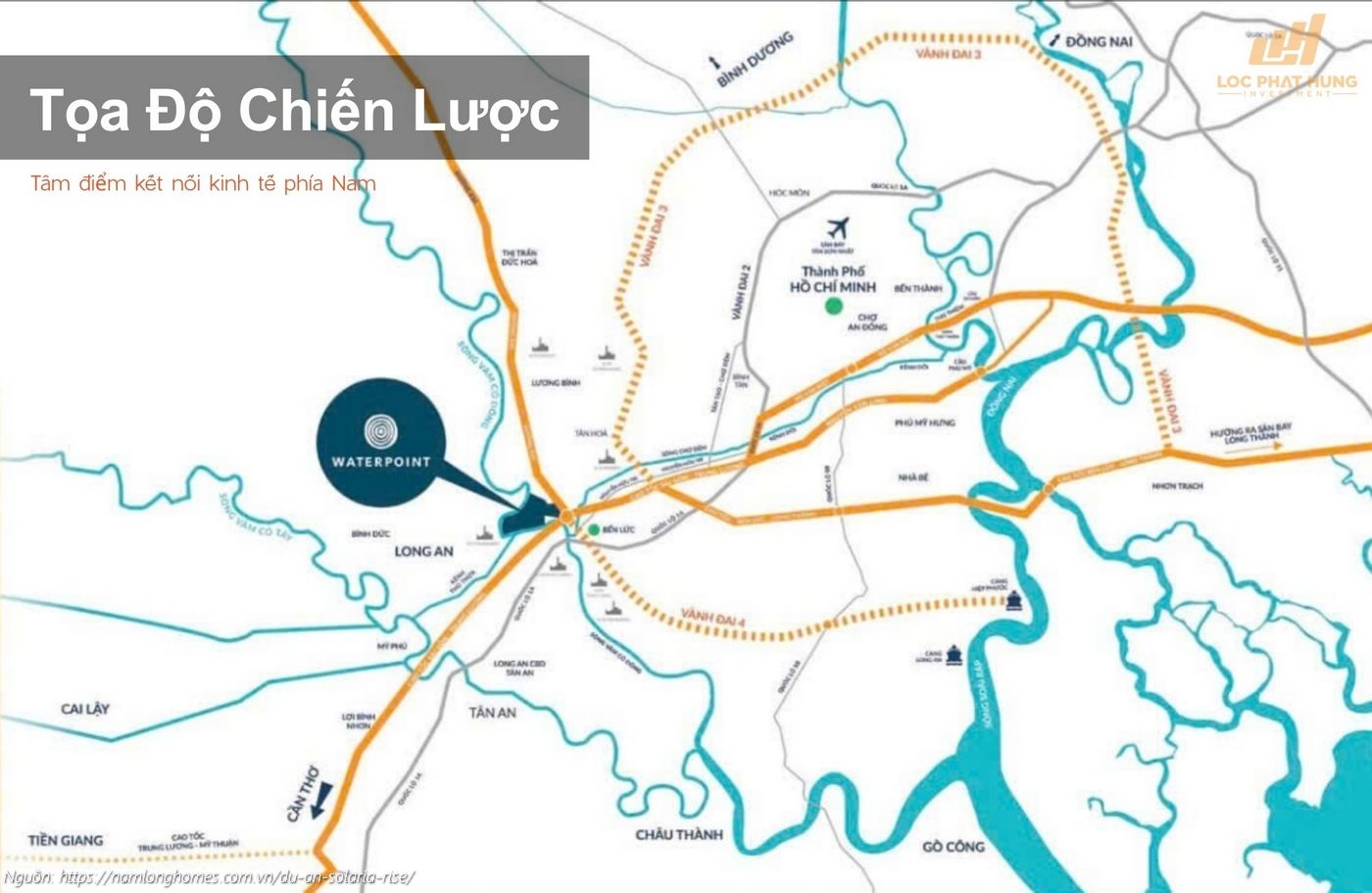 Ban Do Vi Tri Du An Solaria Rise Waterpoint Ben Luc Tay Ninh