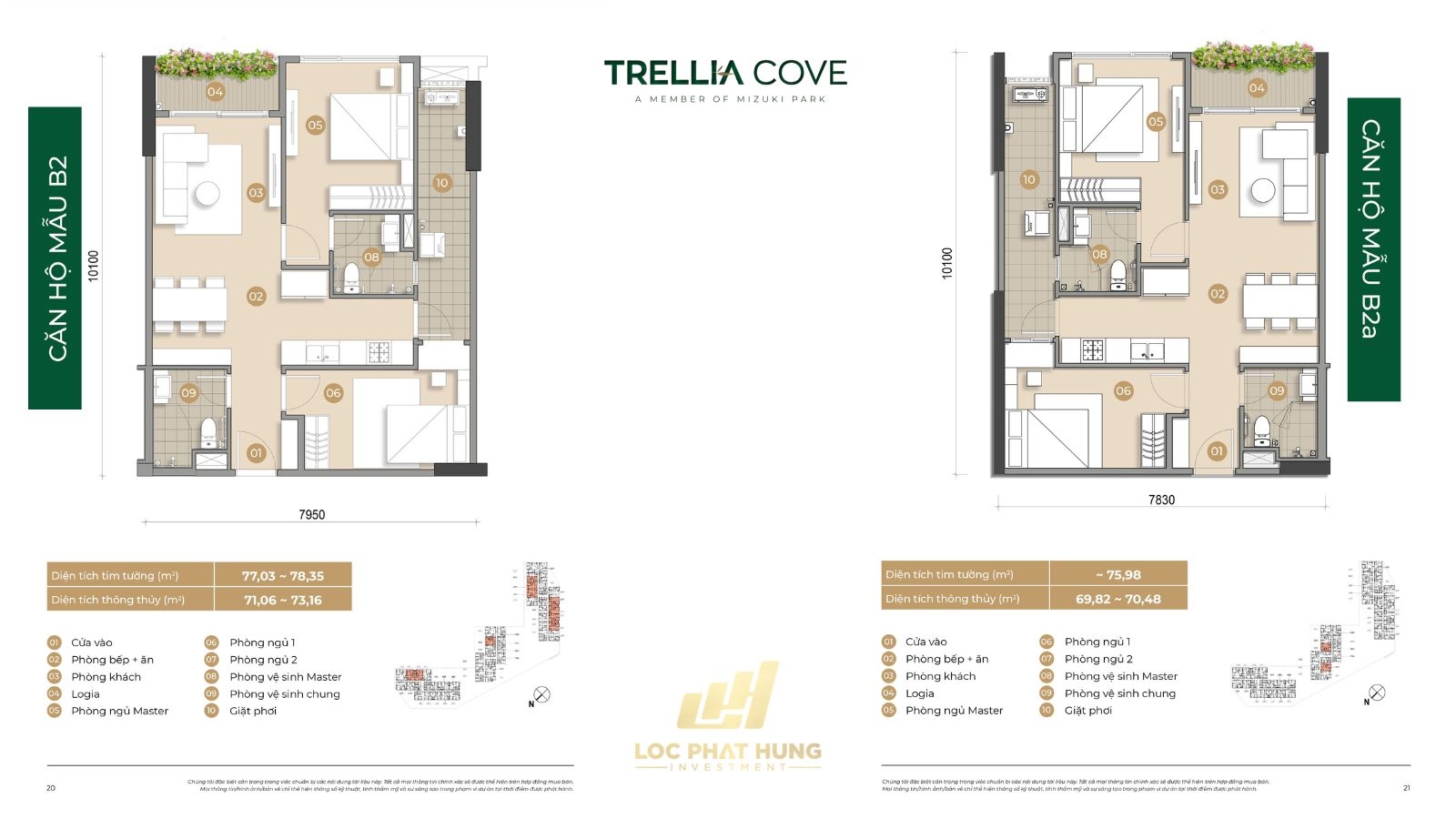 Căn Hộ Mẫu Dự Án Trellia Cove - Mizuki Park | Mẫu