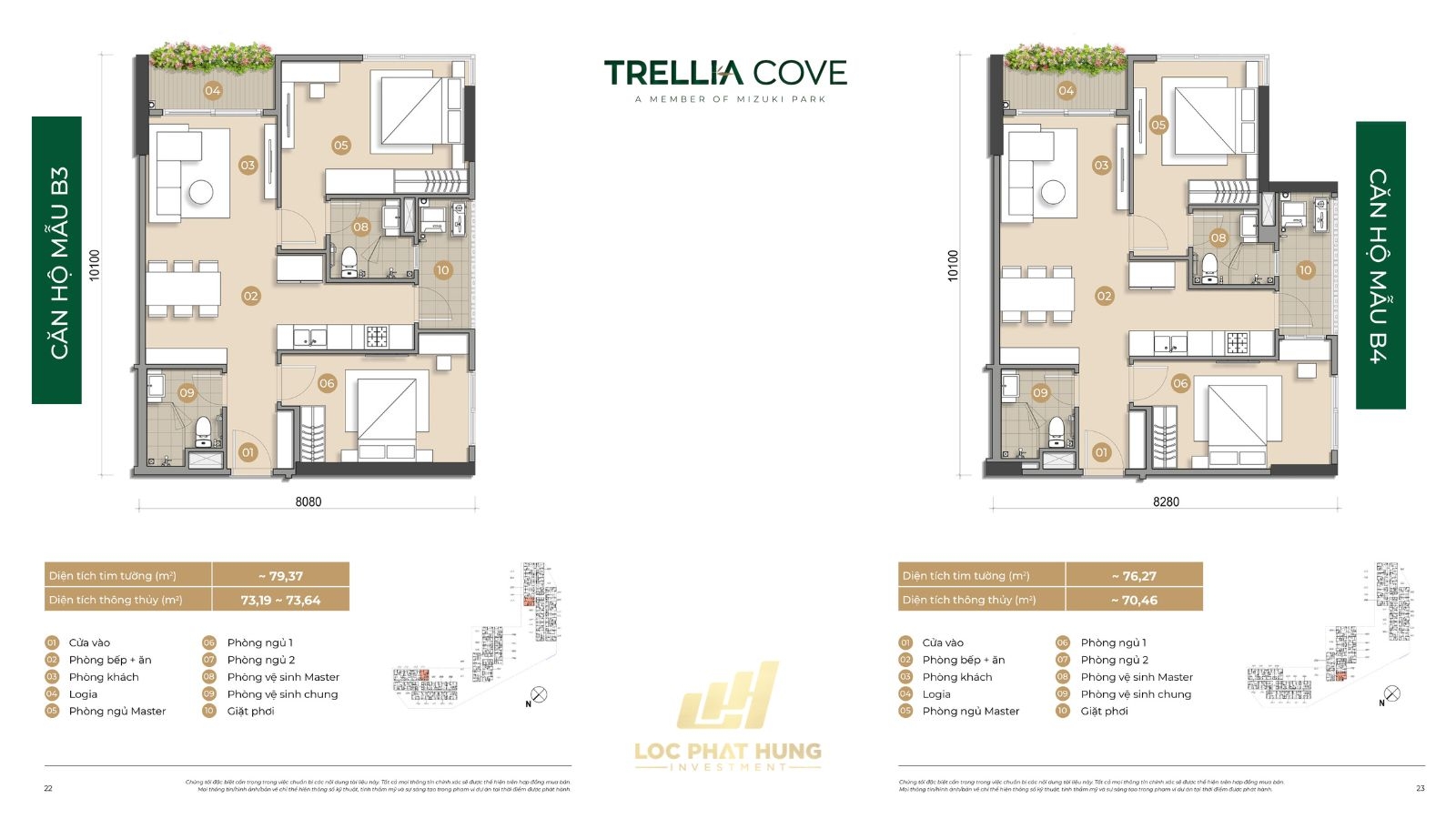 Căn Hộ Mẫu Dự Án Trellia Cove - Mizuki Park | Mẫu