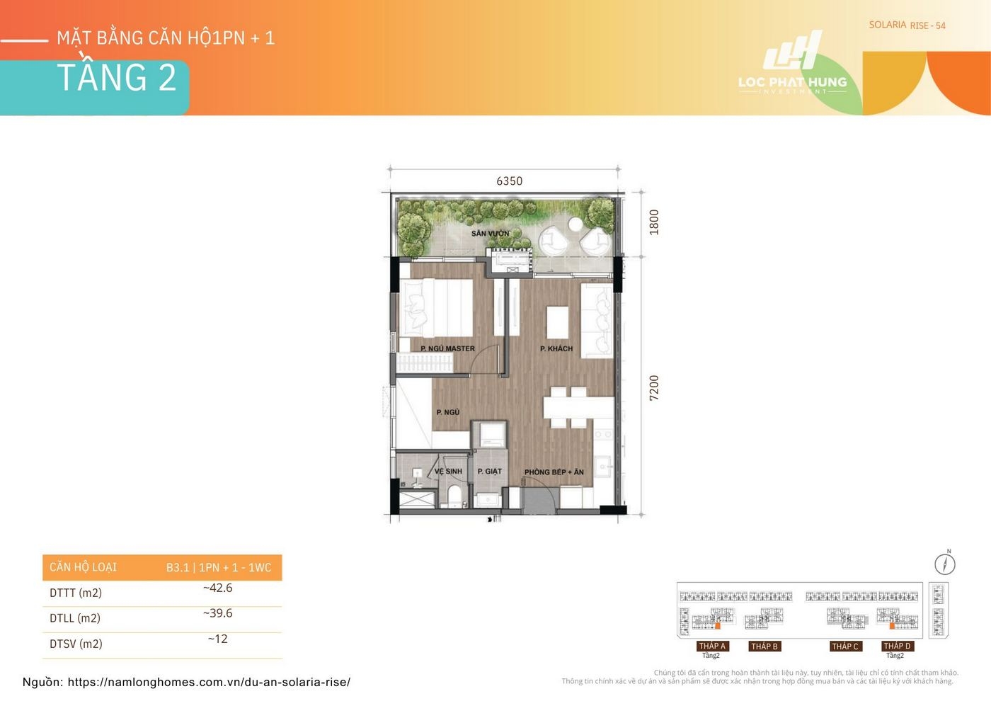 Mat Bang Can Ho 1pn Cong 1 Solaria Rise Waterpoint (2)