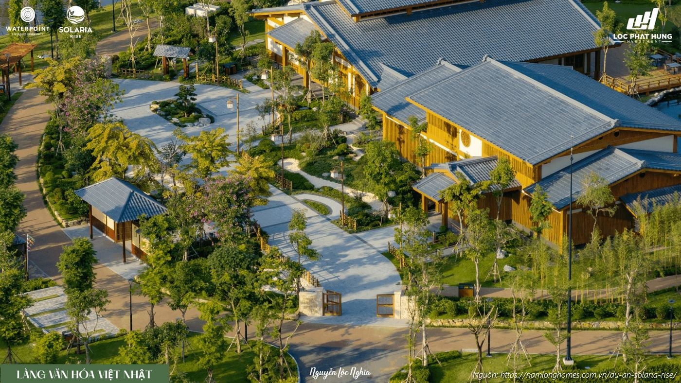 Phối Cảnh Làng Văn Hóa Việt Nhật Tại Solaria Rise Waterpo