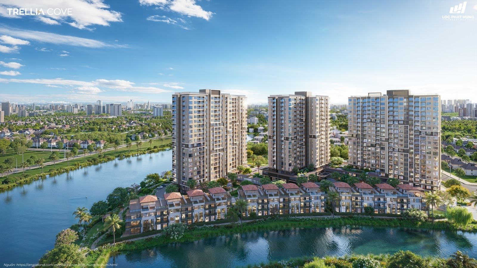 Phối cảnh tổng thể dự án Trellia Cove
