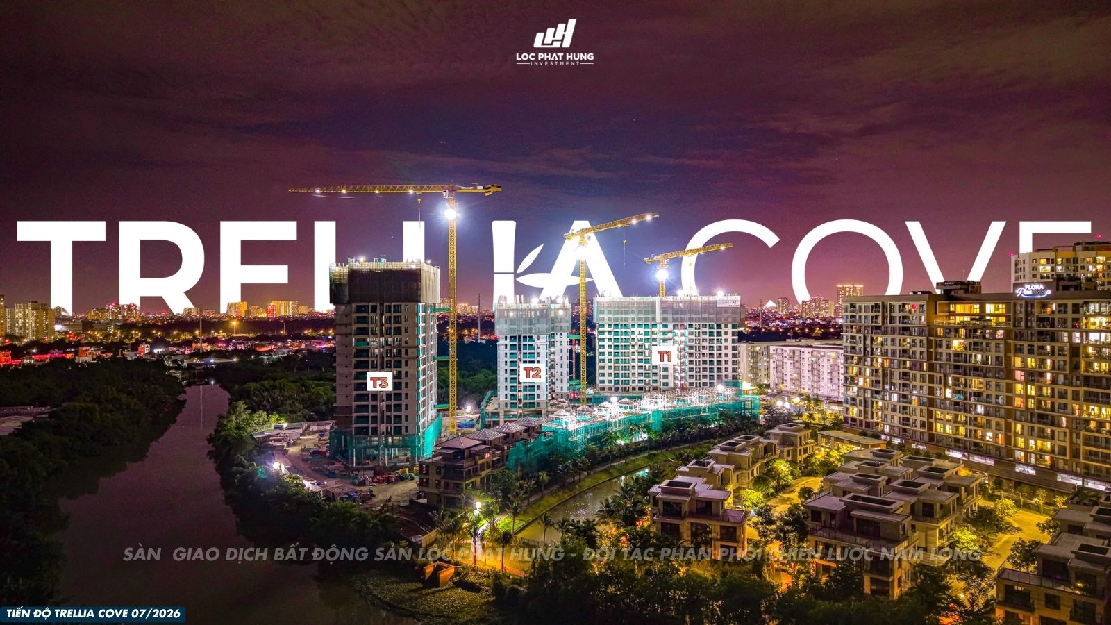 Tiến độ Dự án Trellia Cove Tháng 07/2026