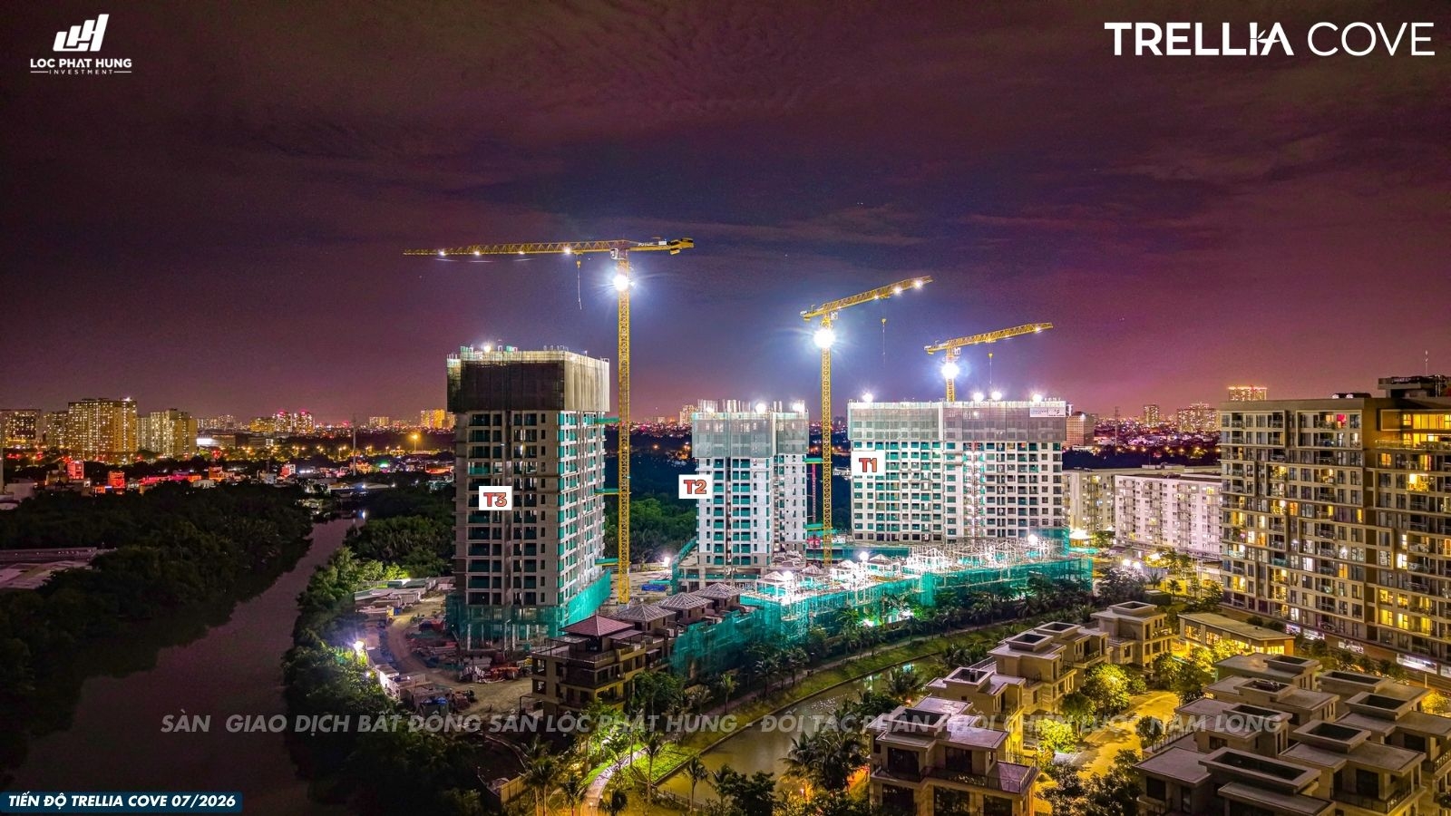 Tiến độ Dự án Trellia Cove Tháng 07/2026
