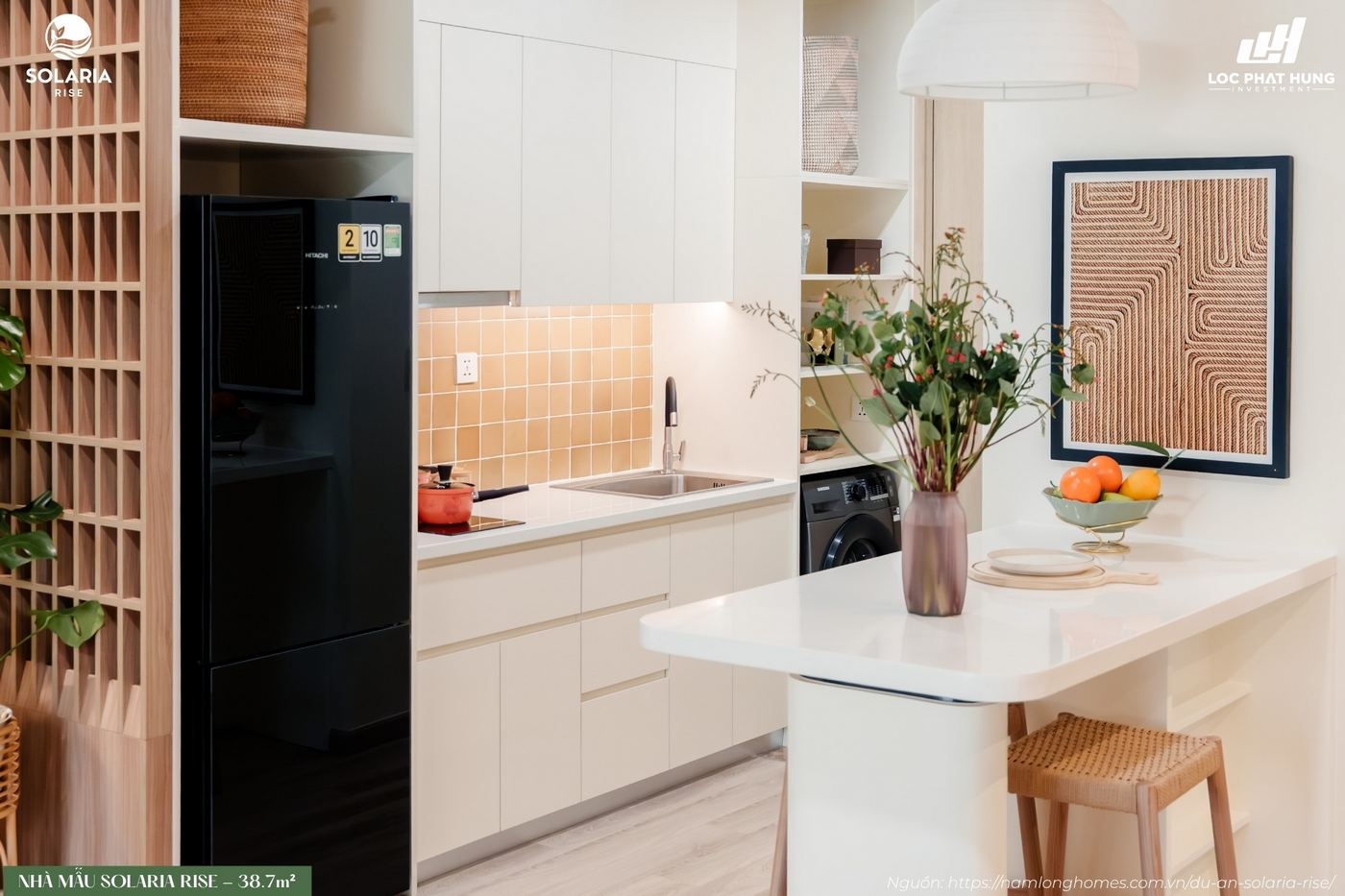 Hình Ảnh Nhà Mẫu Căn Hộ Studio Solaria Rise (38.7m²)