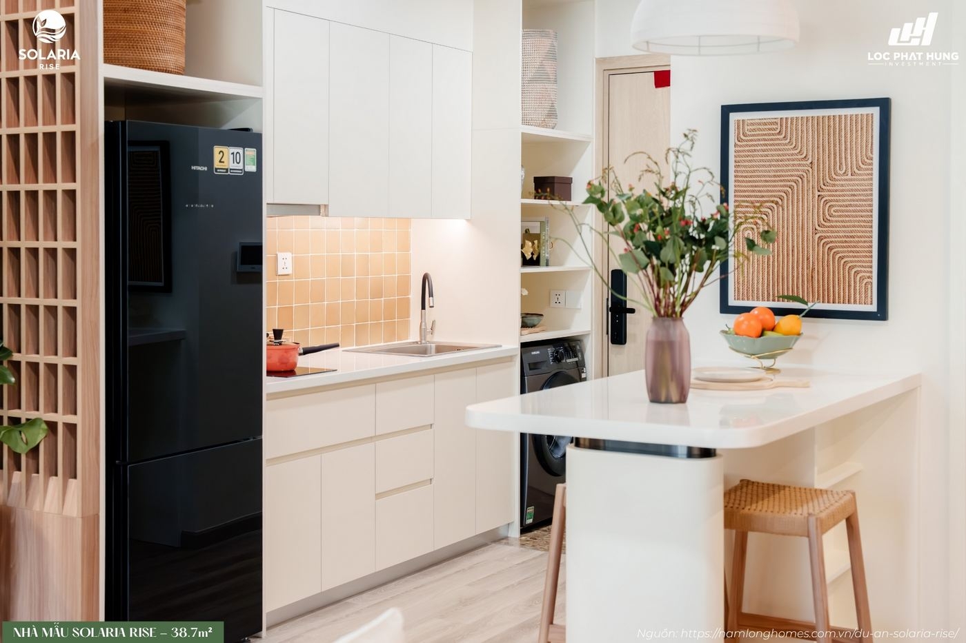 Hình Ảnh Nhà Mẫu Căn Hộ Studio Solaria Rise (38.7m²)