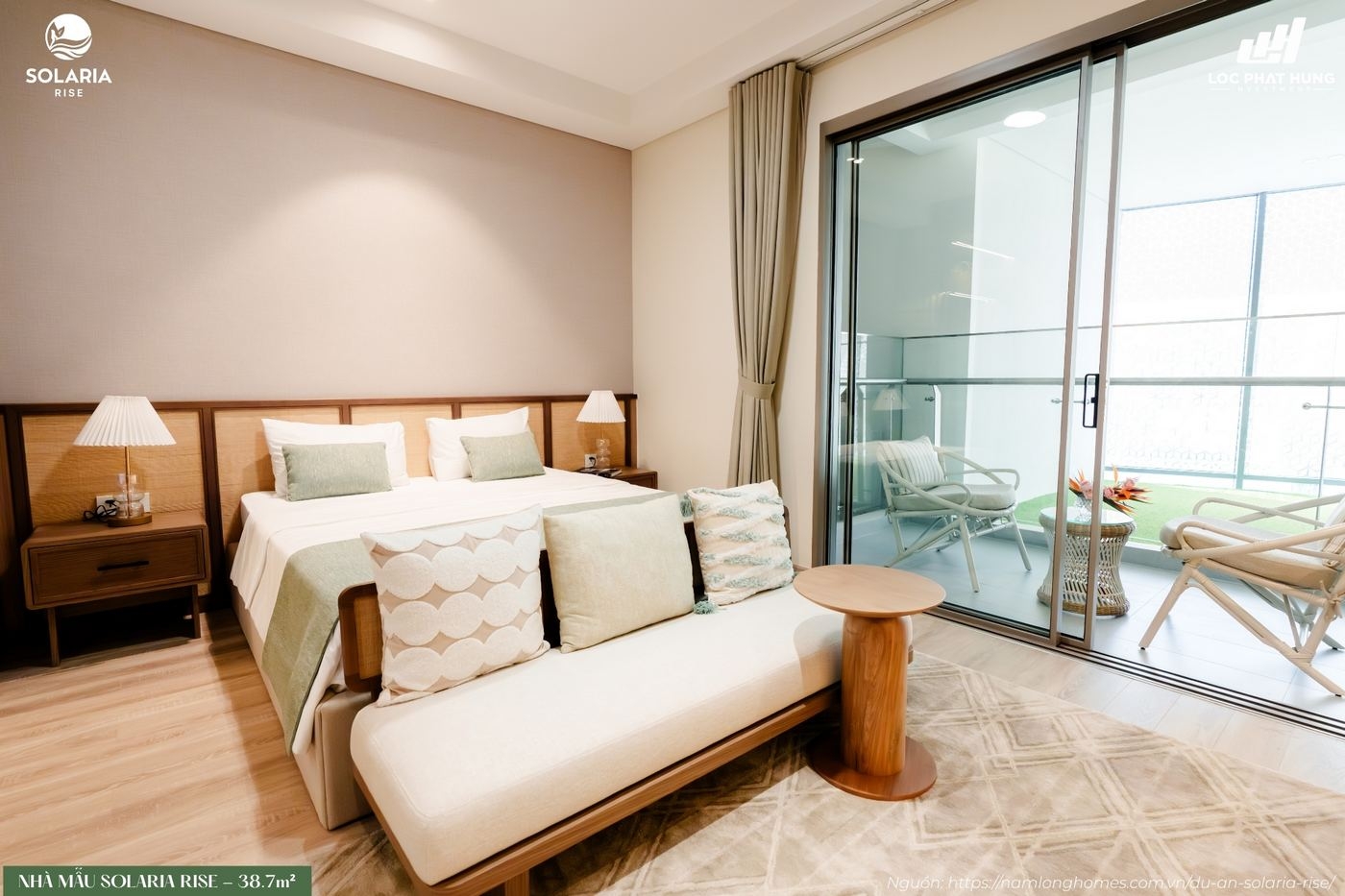 Hình Ảnh Nhà Mẫu Căn Hộ Studio Solaria Rise (38.7m²)