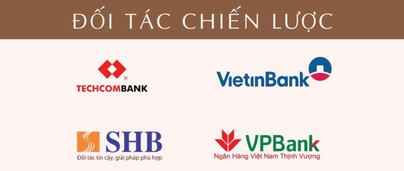 Đối tác ngân hàng bảo lãnh và cho vay của dự án Ansana By Kita