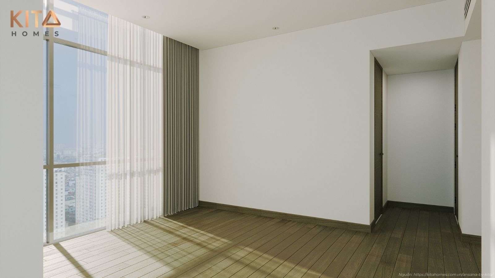 Không gian sống thượng lưu tại nhà mẫu Penthouse Ansana By Kita