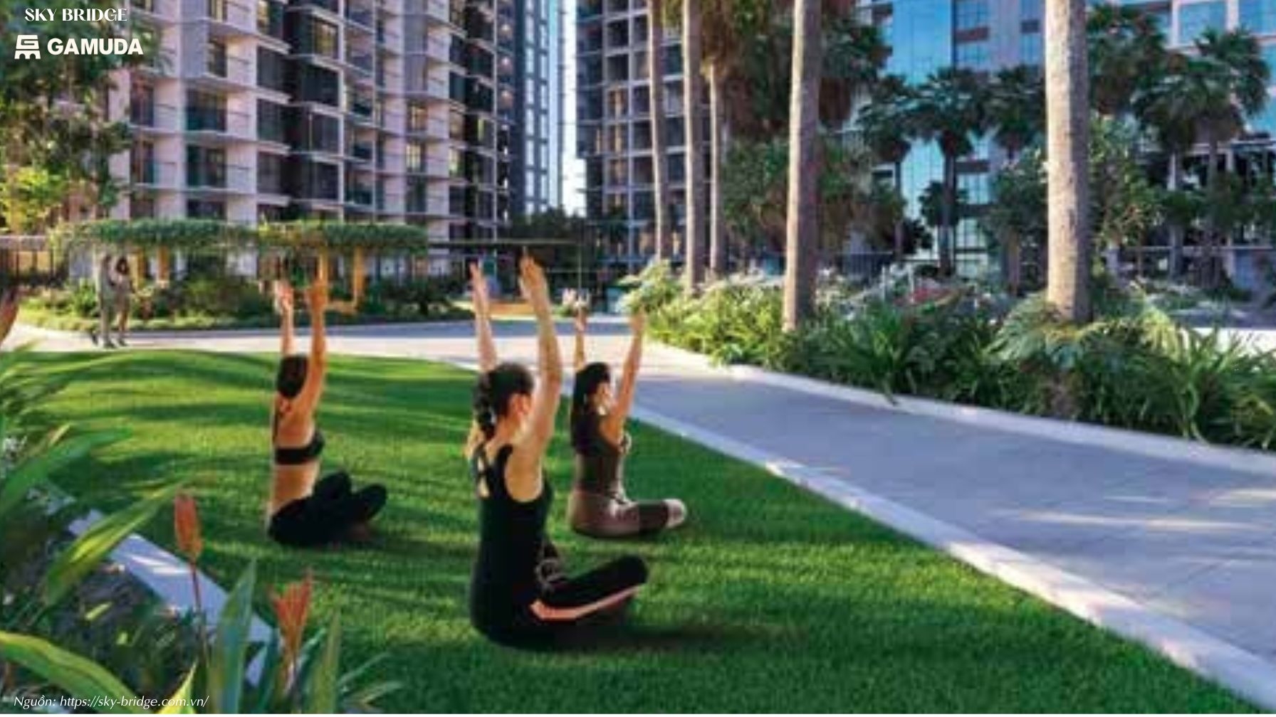 Khu tập Yoga của Dự án Skybridge Bình Dương