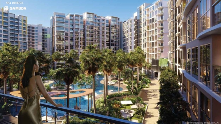 Phối cảnh tổng thể dự án Skybridge by Gamuda Land