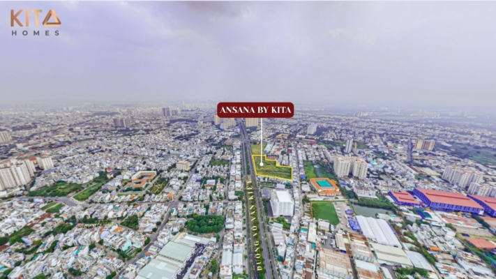 Vị trí Ansana by Kita: Tâm điểm mặt tiền Võ Văn Kiệt