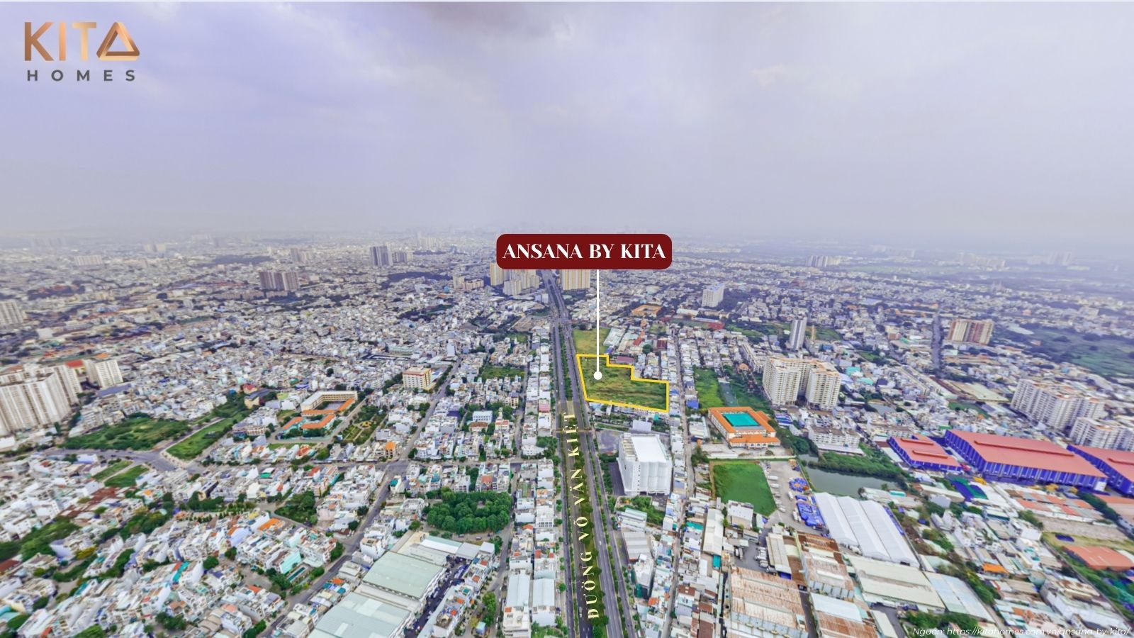 Vị trí Ansana by Kita: Tâm điểm mặt tiền Võ Văn Kiệt