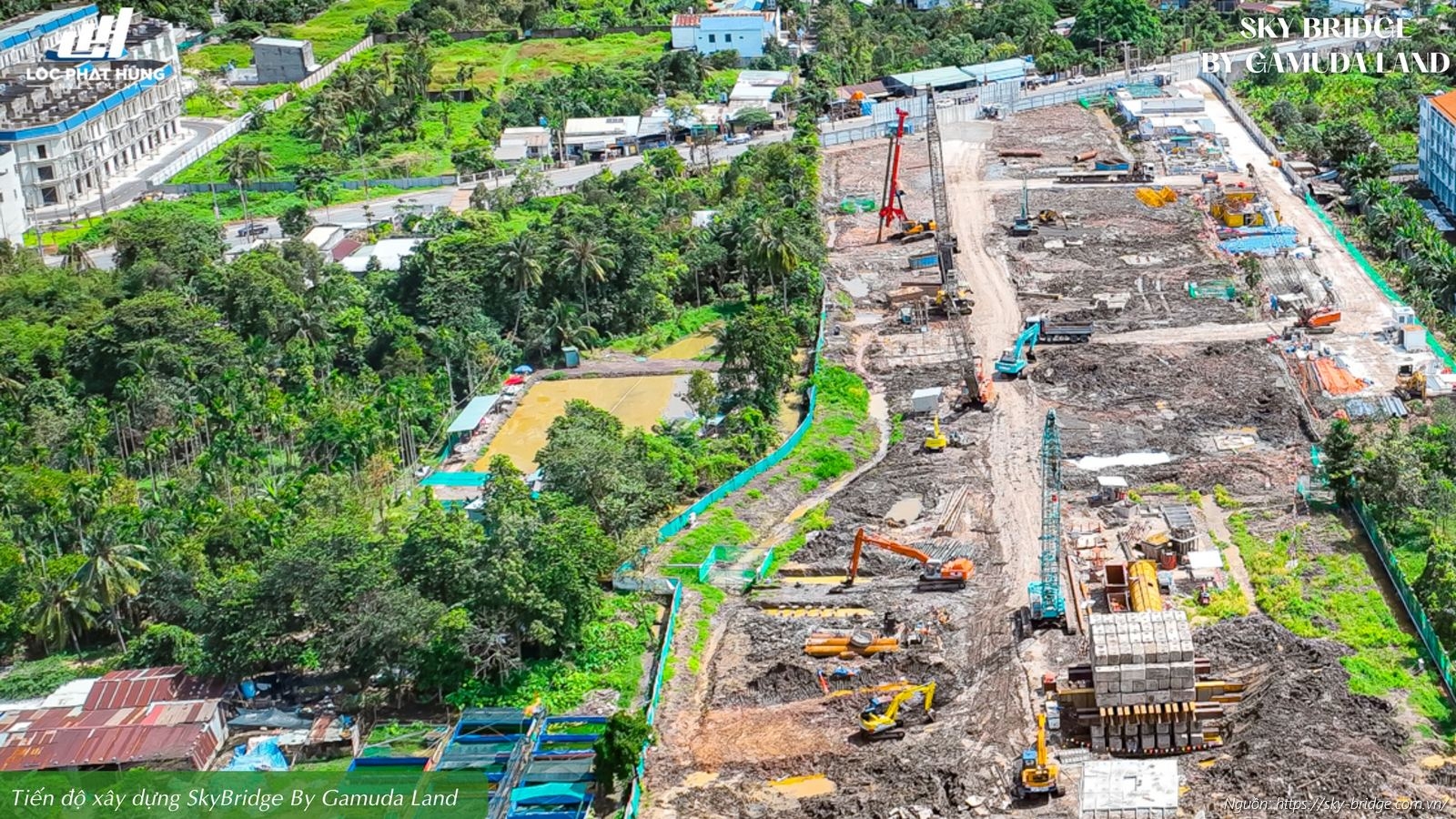 Tiến độ xây dựng Dự án Skybridge tháng 12/2025