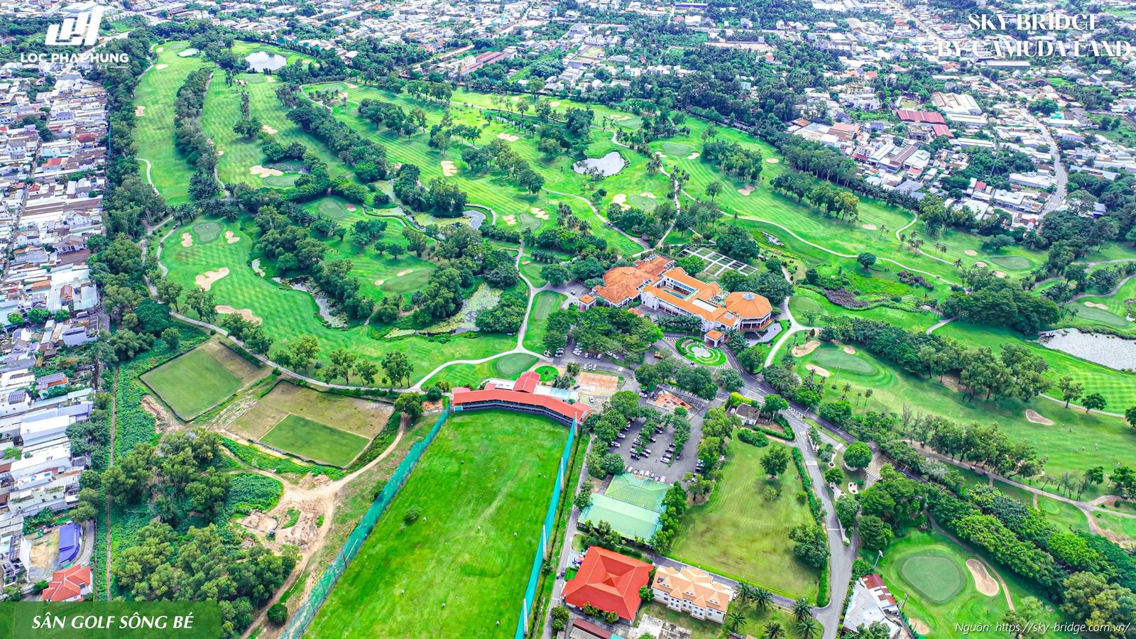 Đối diện ngay Sân Golf Sông Bé