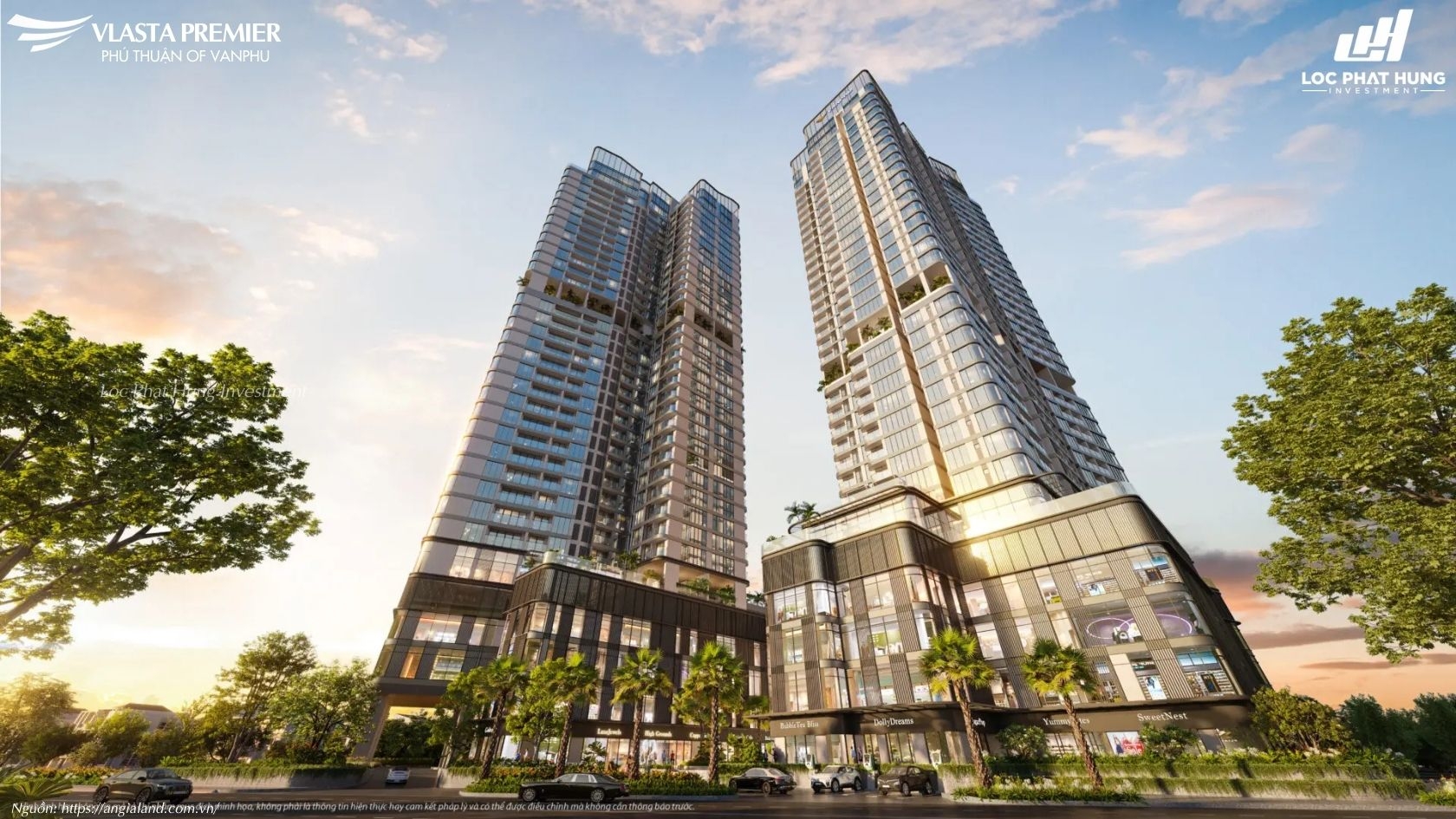 Mặt bằng Vlasta Premier Phú Thuận