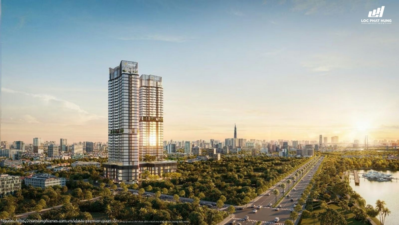 Phối cảnh tổng thể dự án căn hộ chung cư Vlasta Premier Quận 7, Phường Phú Thuận