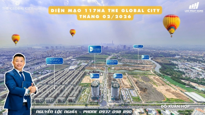 Tiến độ xây dựng Masteri Cosmo Central 02/2026