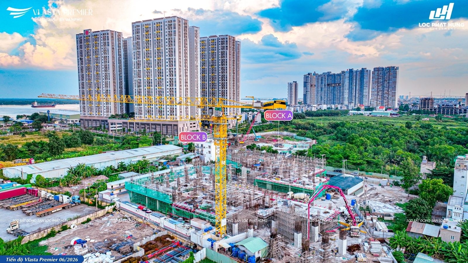 Tiến độ xây dựng Vlasta Premier Quận 7 tháng 06/2026