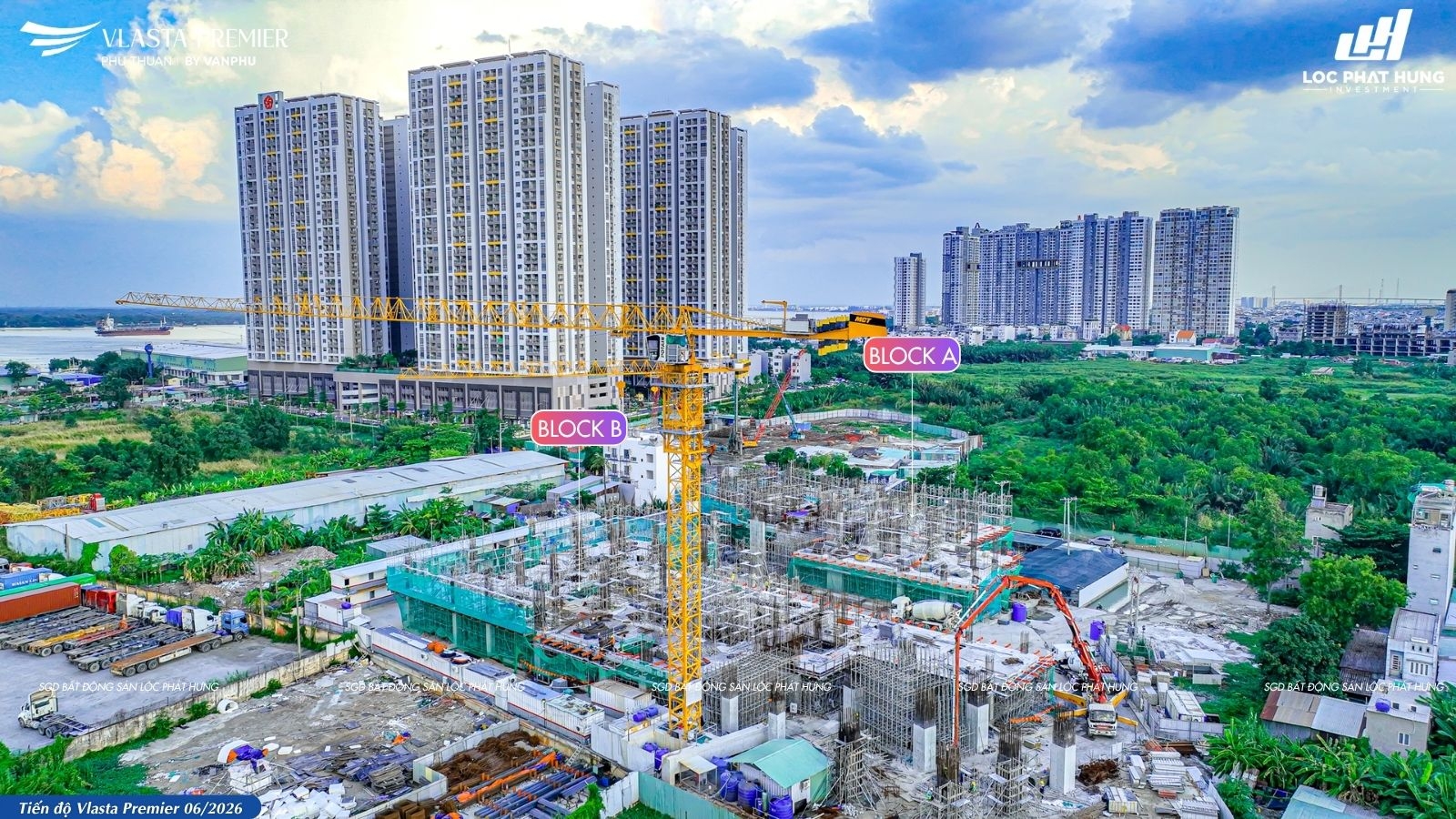 Tiến độ xây dựng Vlasta Premier Quận 7 tháng 06/2026