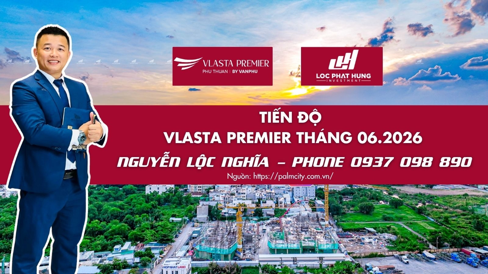 Tiến độ xây dựng Vlasta Premier Quận 7 tháng 06/2026