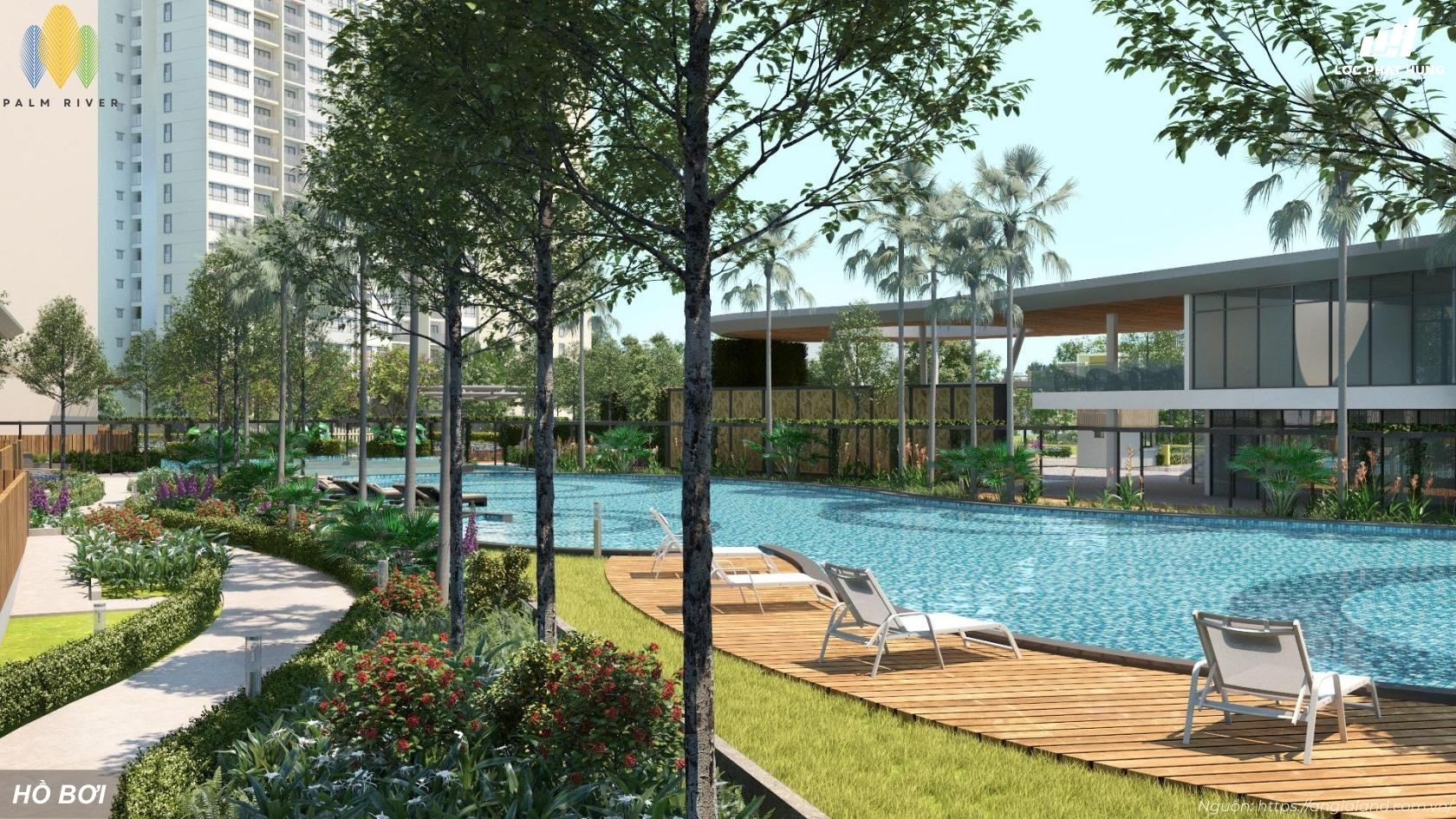 Hồ bơi tràn bờ 50m Palm River Quan 2 (1)