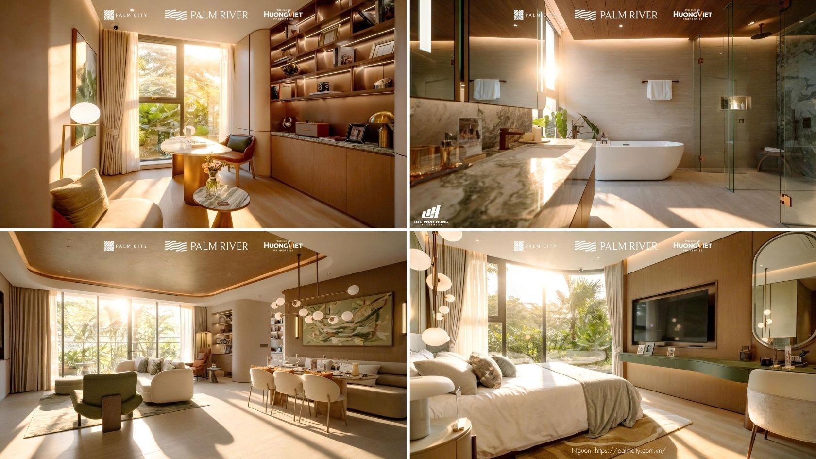 Nhà Mẫu Căn Hộ Chung Cư Palm River