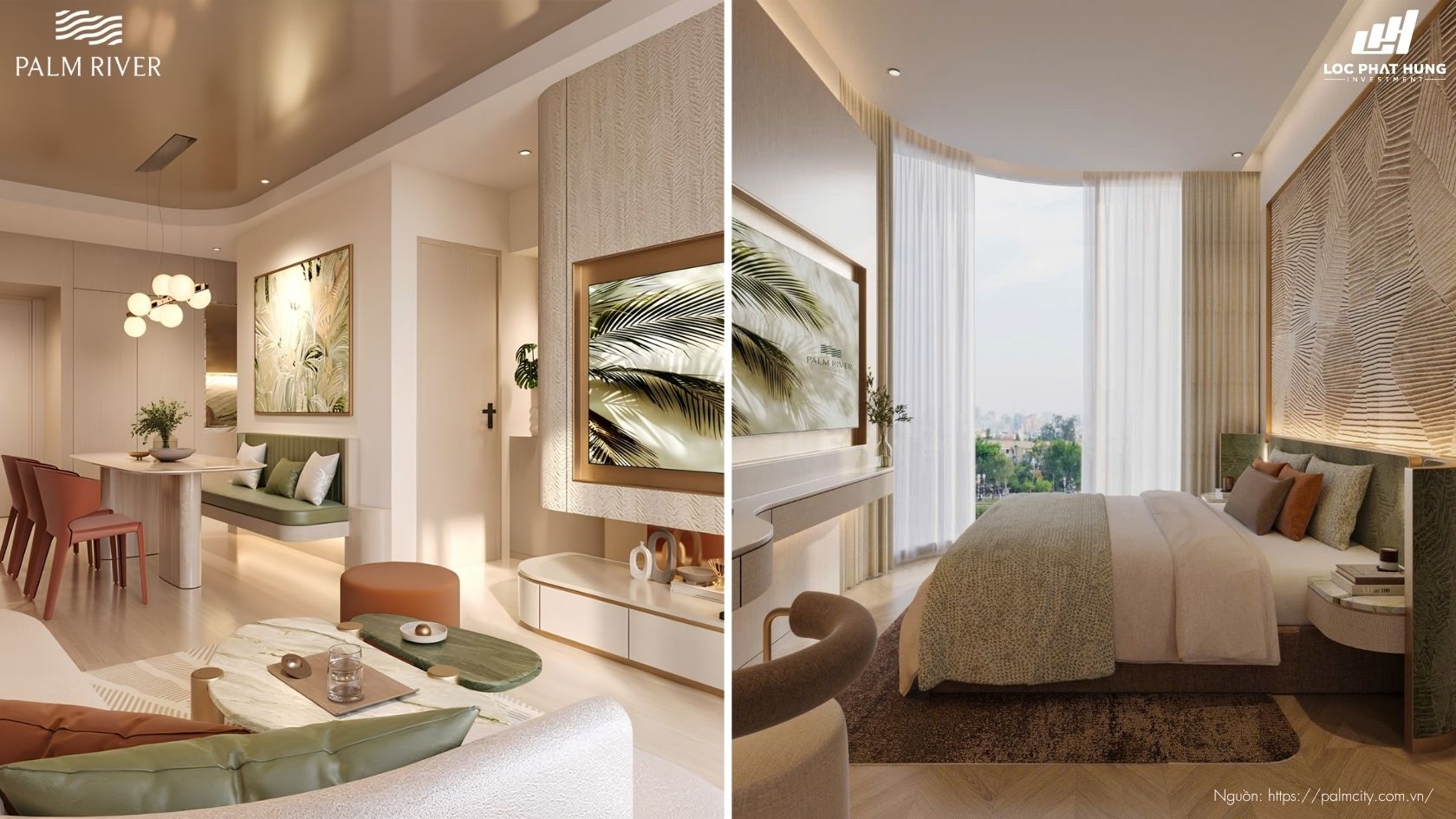 Nhà Mẫu Dự án Căn Hộ Chung Cư Palm River