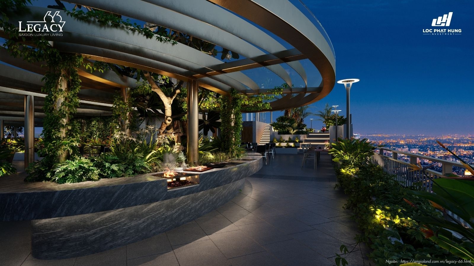 Phối cảnh tổng thể Chung cư Legacy 66 | Tân Thành Group