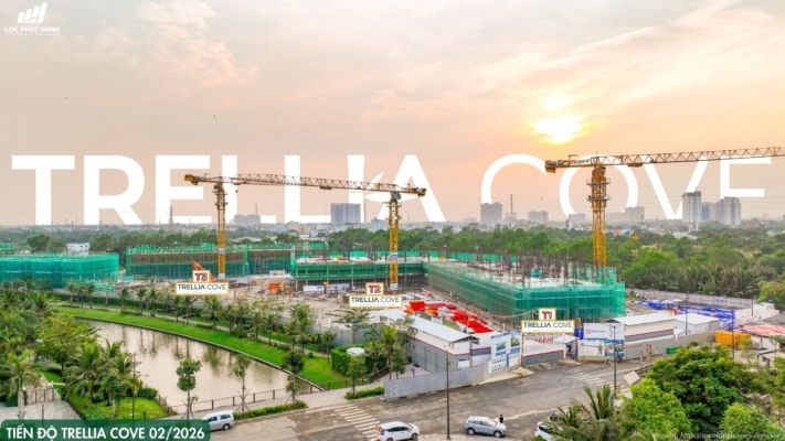 Cập Nhật Tiến độ Phân Khu Trellia Cove Mizuki Park T2/2026