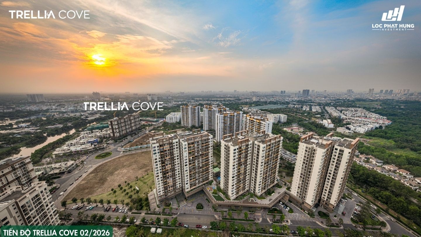 Cập Nhật Tiến độ Phân Khu Trellia Cove Mizuki Park T2/2026