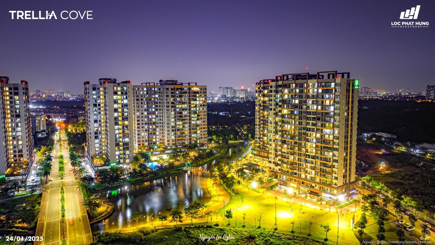 Tiến độ Công Trường Trellia Cove Nam Long Cập Nhật Tháng 01/2026.