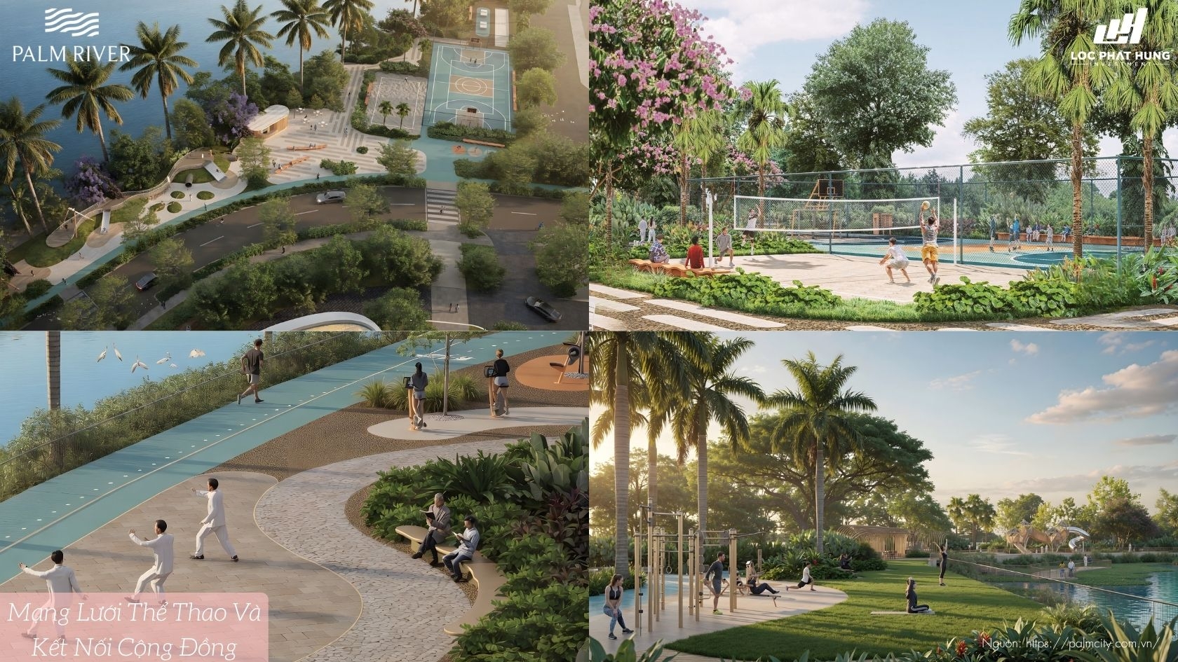 Tiện ích Nội Khu Dự Án Căn Hộ Chung Cư Palm River