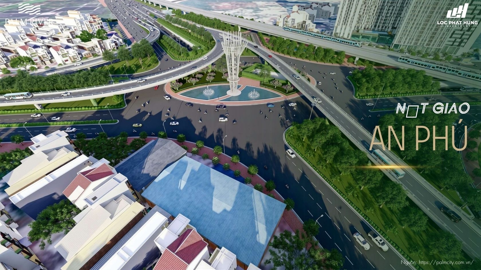 Vị Trí Kết Nối Hạ Tầng Dự Án Căn Hộ Chung Cư Palm River