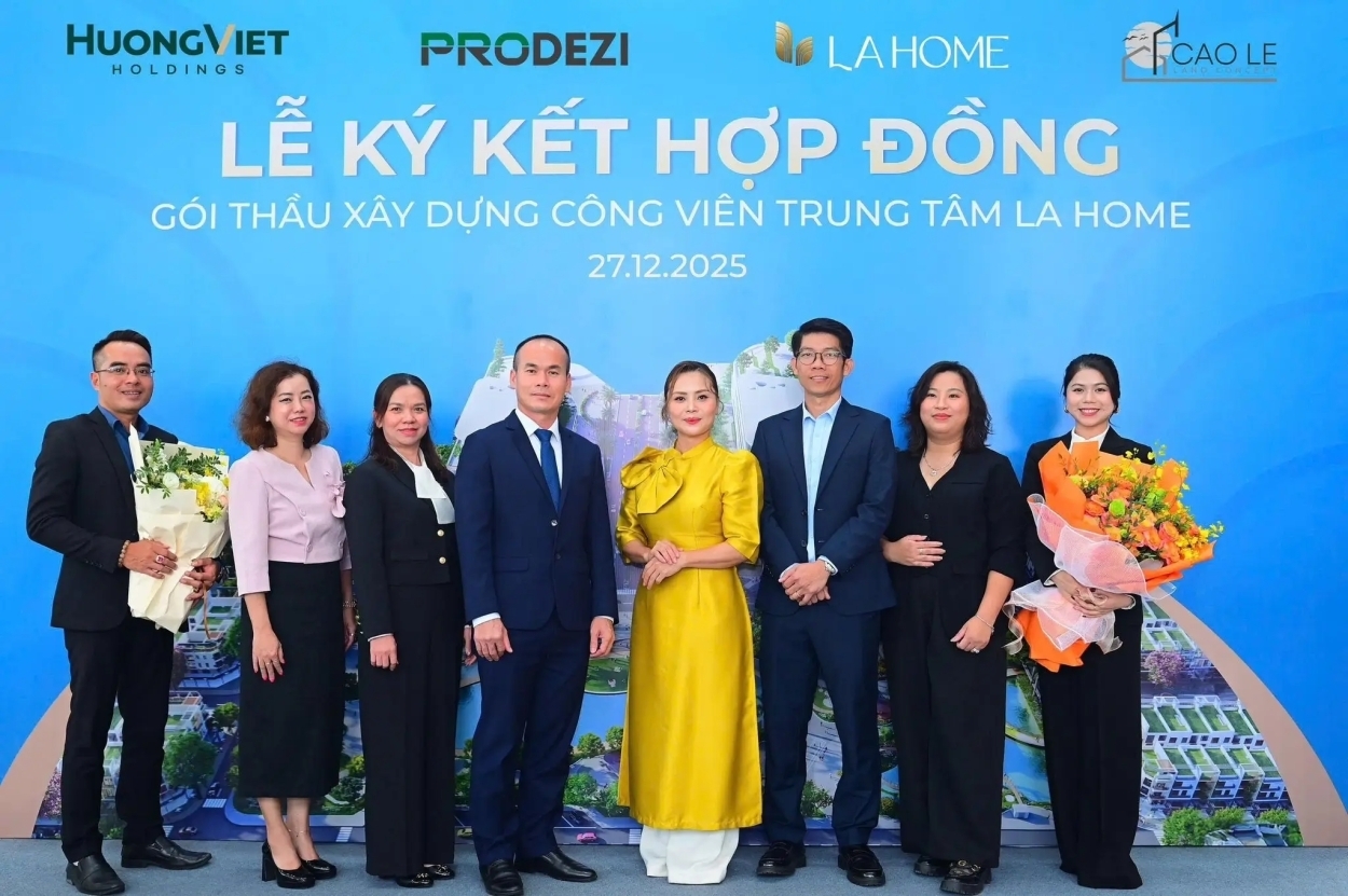 Lễ Kí Kết Hợp Đồng Công Viên Trung Tâm LA Home