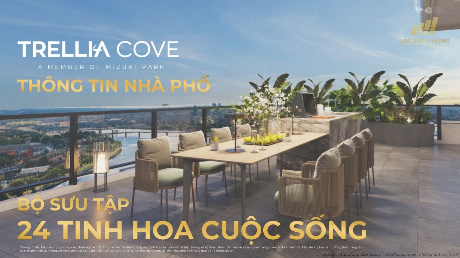 Phối cảnh nhà phố liền kề Trellia Cove