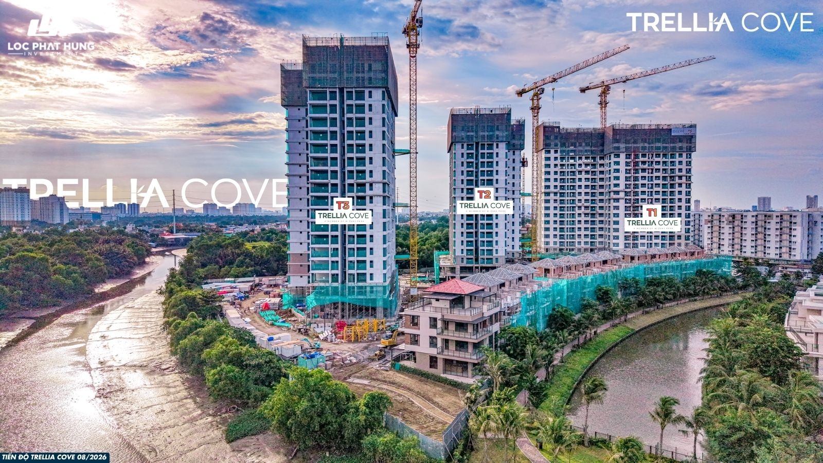 Tiến độ Trellia Cove Tháng 08.2026