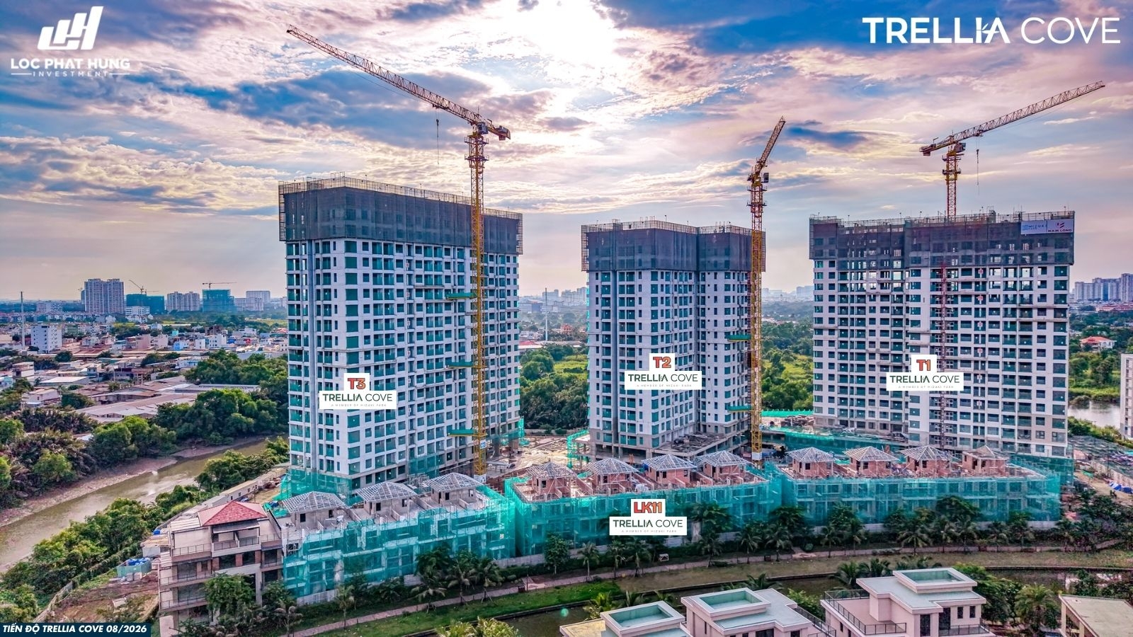 Tiến độ Trellia Cove Tháng 08.2026
