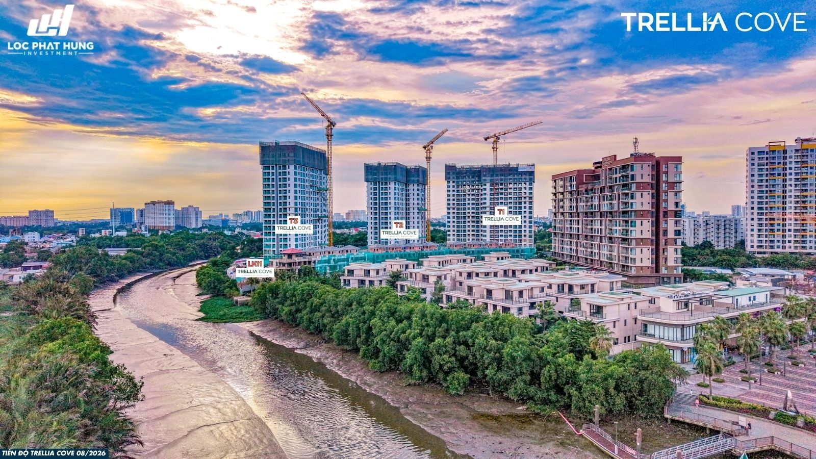 Tiến độ Trellia Cove Tháng 08.2026