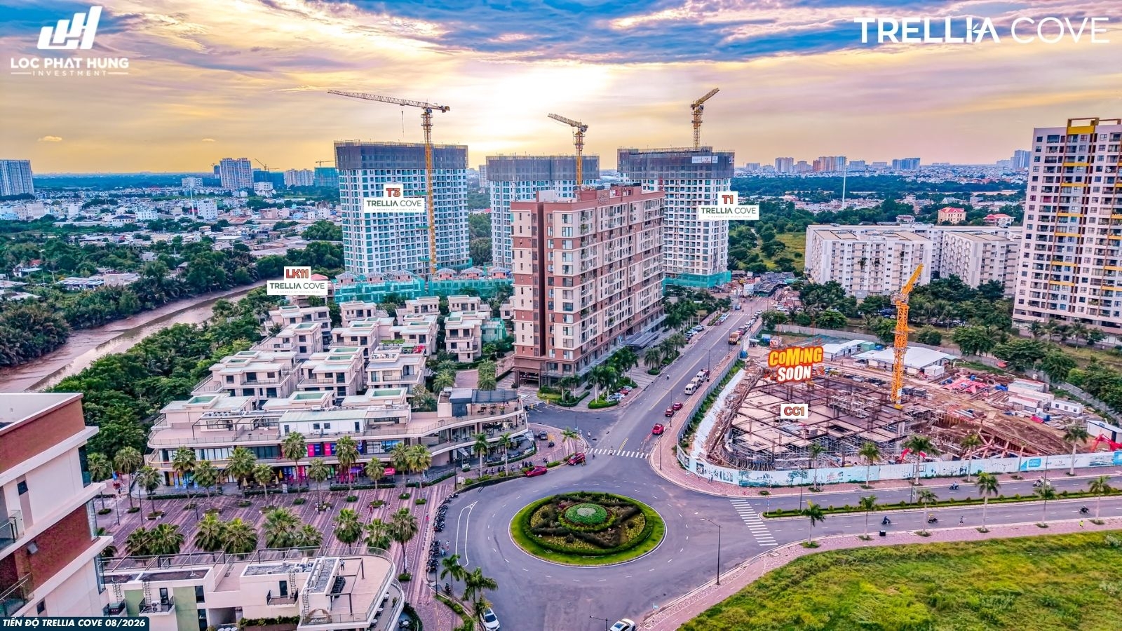 Tiến độ Trellia Cove Tháng 08.2026