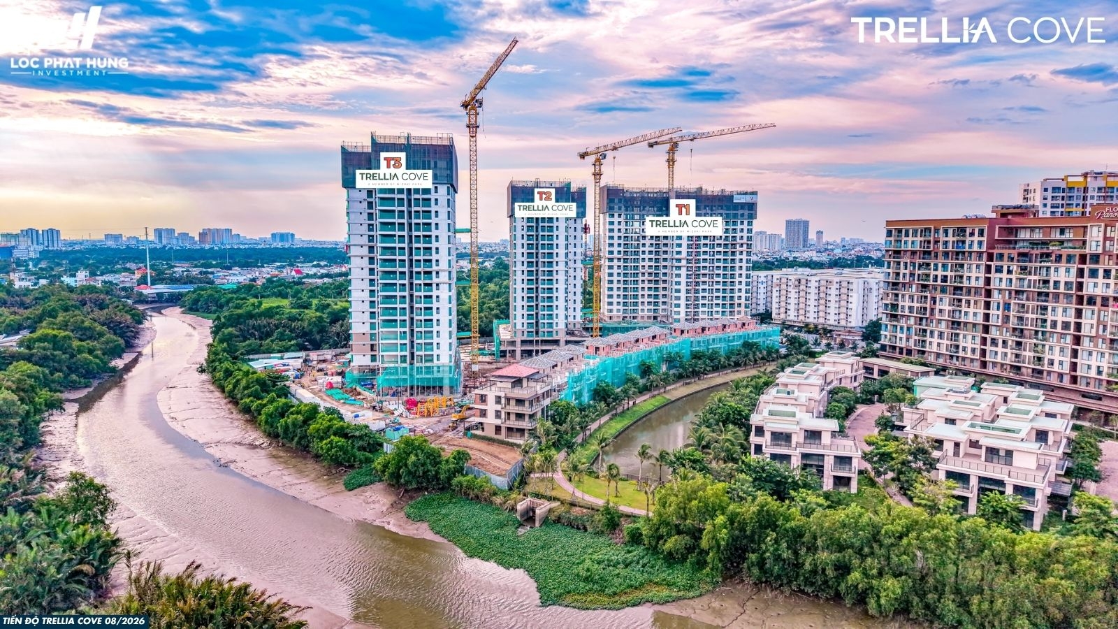 Tiến độ Trellia Cove Tháng 08.2026