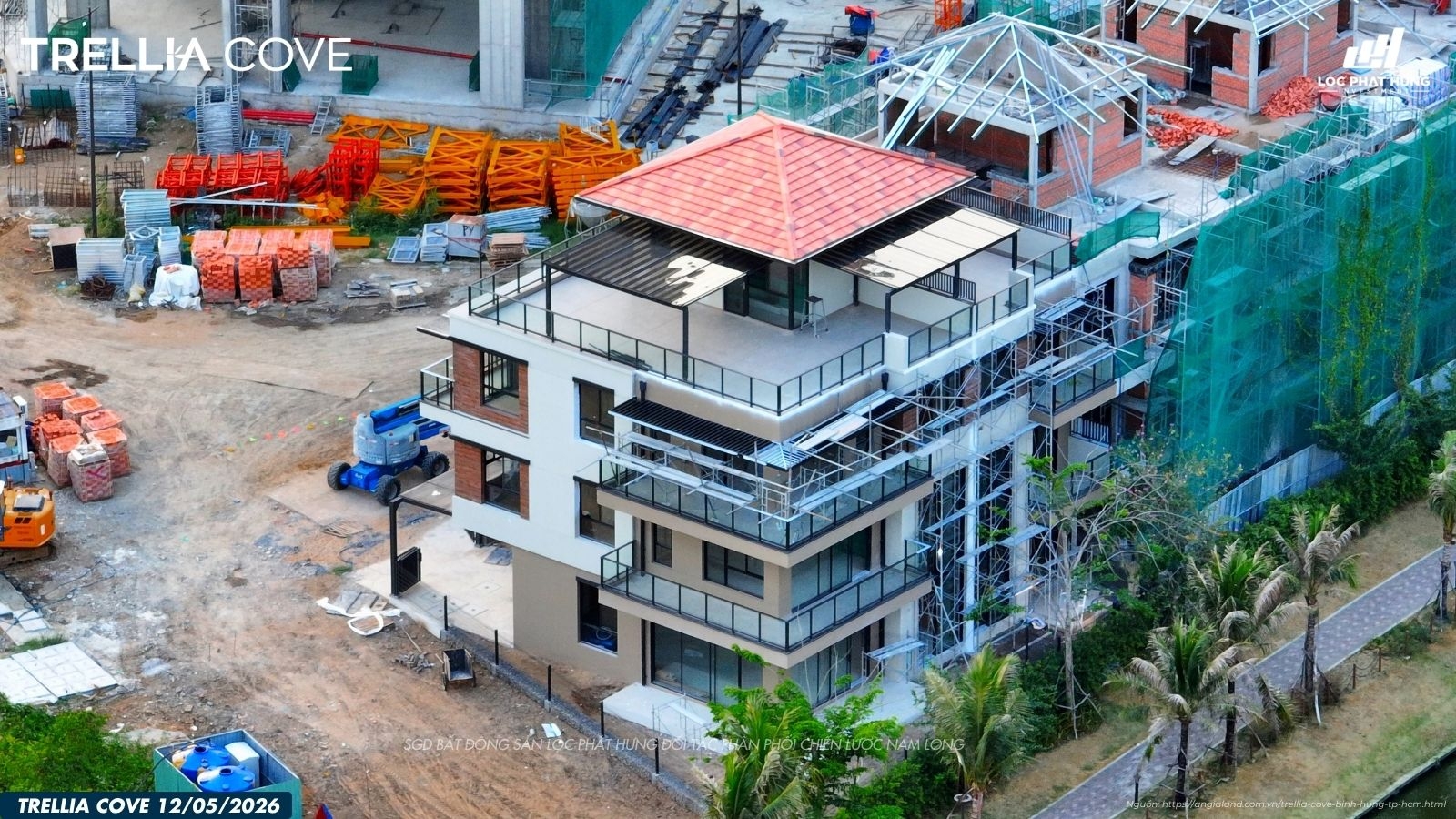 SGD Lộc Phát Hưng cập nhật Tiến độ dự án Trellia Cove 12.05.2026