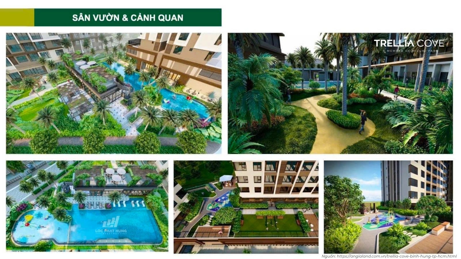 Tiện Ích Nội Khu Dự Án Trellia Cove Mizuki Park Bình Chánh | Nam Long Homes
