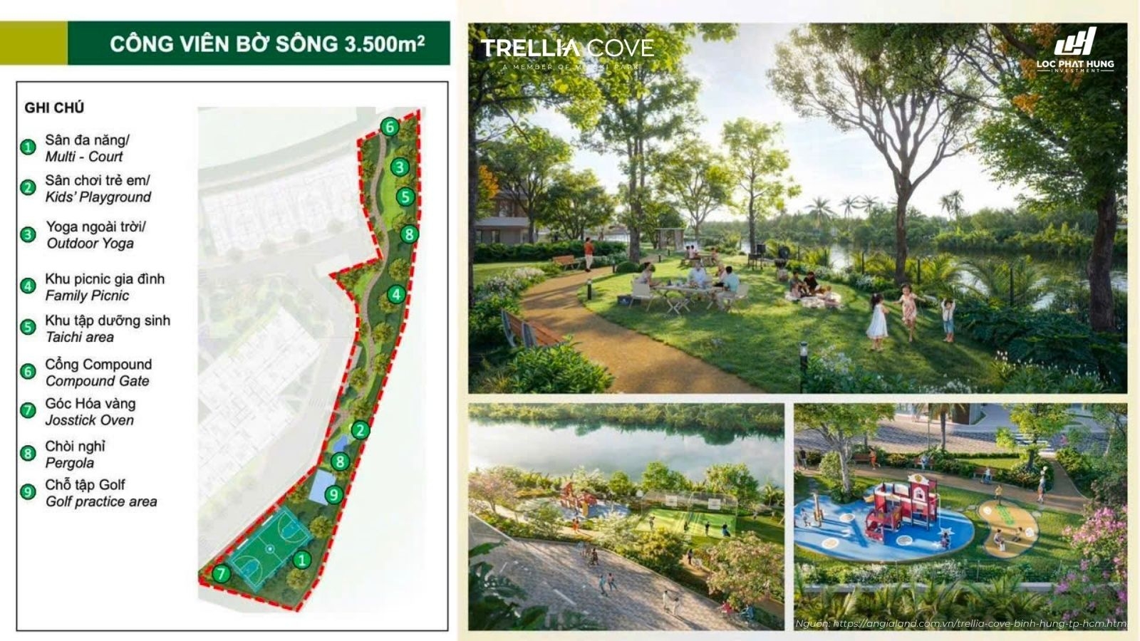 Tiện Ích Nội Khu Dự Án Trellia Cove Mizuki Park Bình Chánh | Nam Long Homes