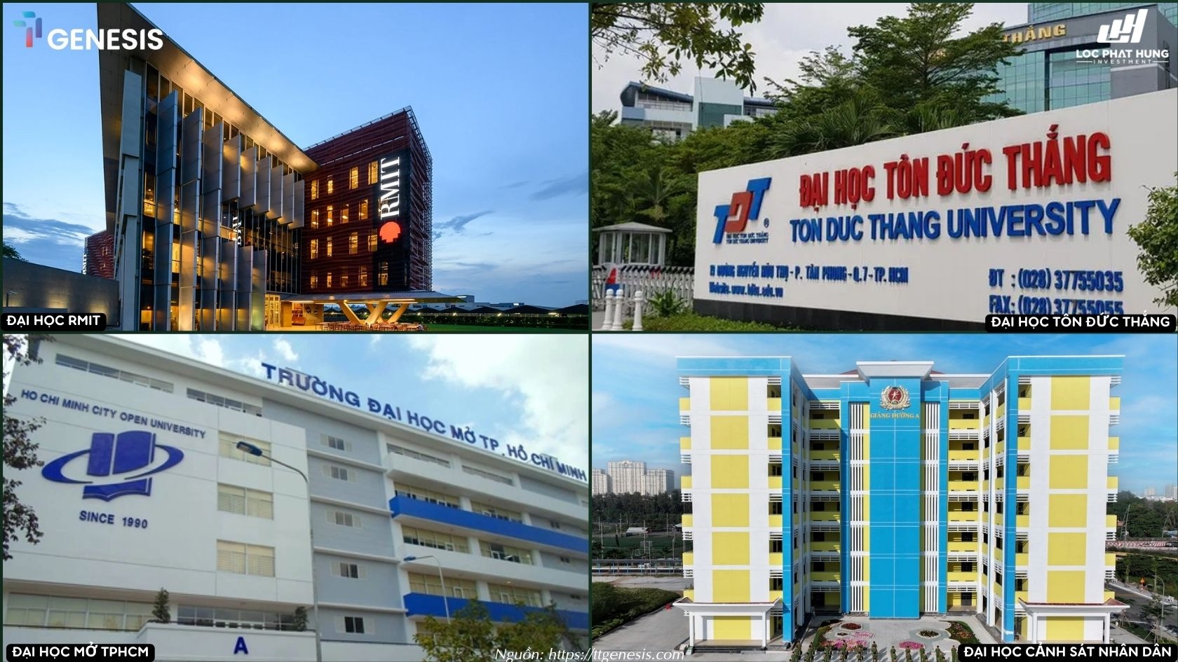 Tiện ích ngoại khu TT Genesis Nhà Bè 